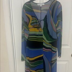 Emma & Michele Multicolor Long Sleeve Dress